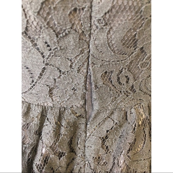 Sans Souci Medium Strapless Black Lace Dress - Picture 6 of 8